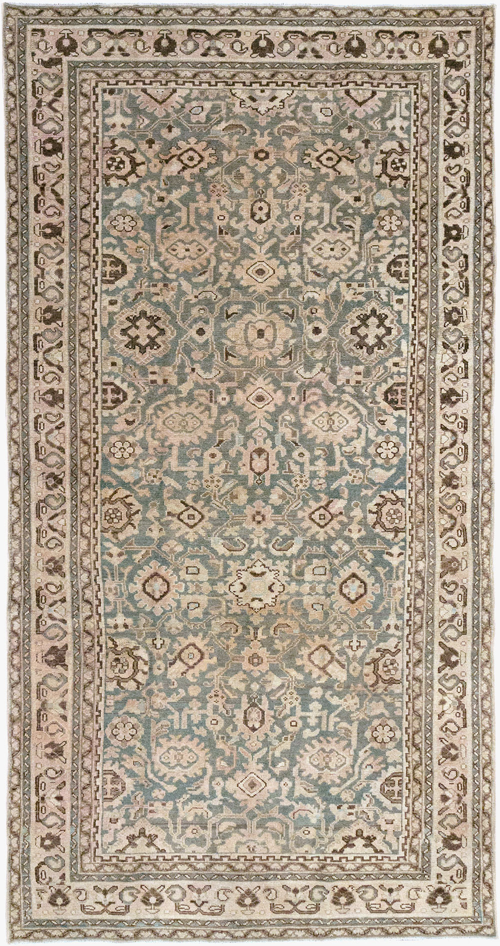 Vintage Persian Malayer Gallery Rug, No.32784 - Galerie Shabab