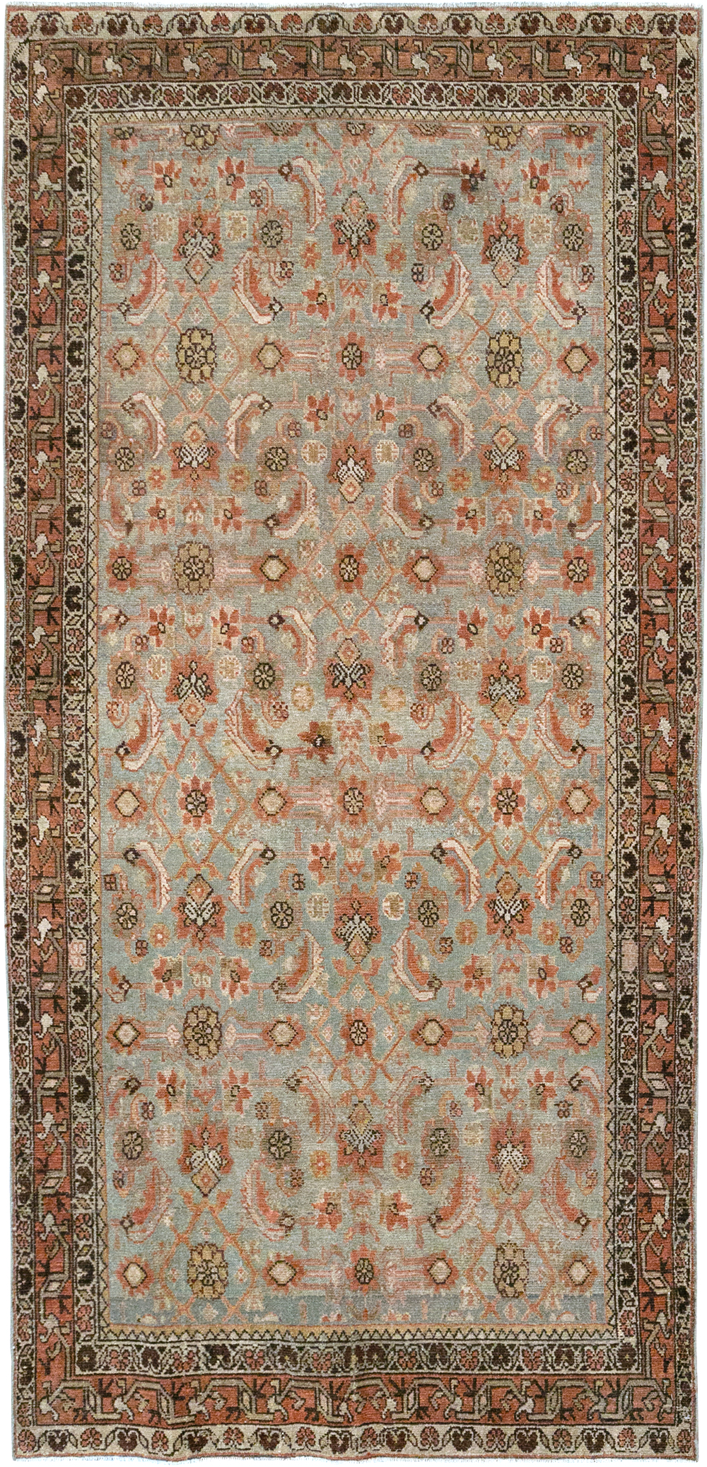 Antique Persian Malayer Gallery Rug, No.32787 - Galerie Shabab