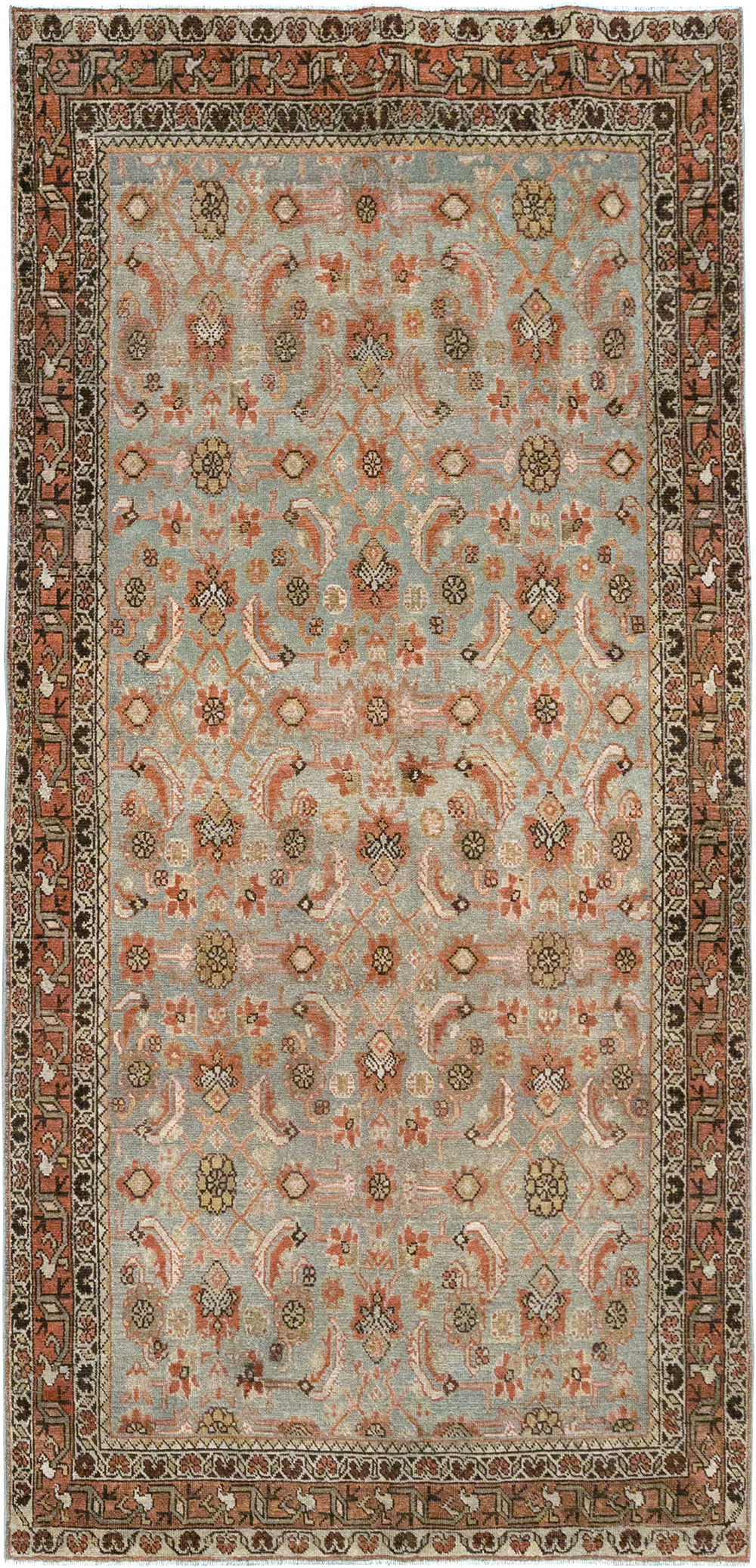 Antique Persian Malayer Gallery Rug, No.32787 - Galerie Shabab