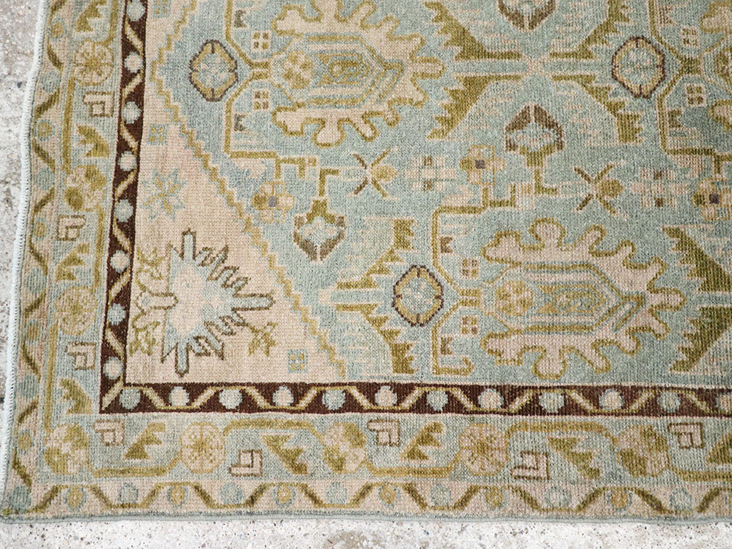 Vintage Persian Malayer Throw Rug, No.32791 - Galerie Shabab