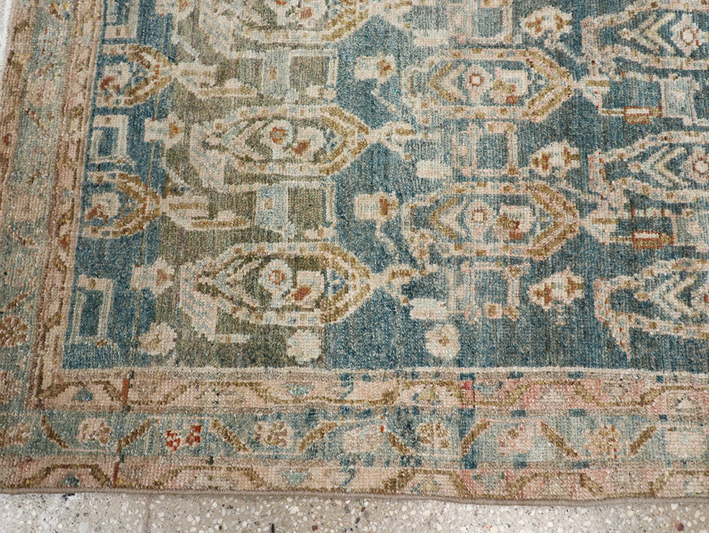 Vintage Persian Malayer Throw Rug, No.32796 - Galerie Shabab