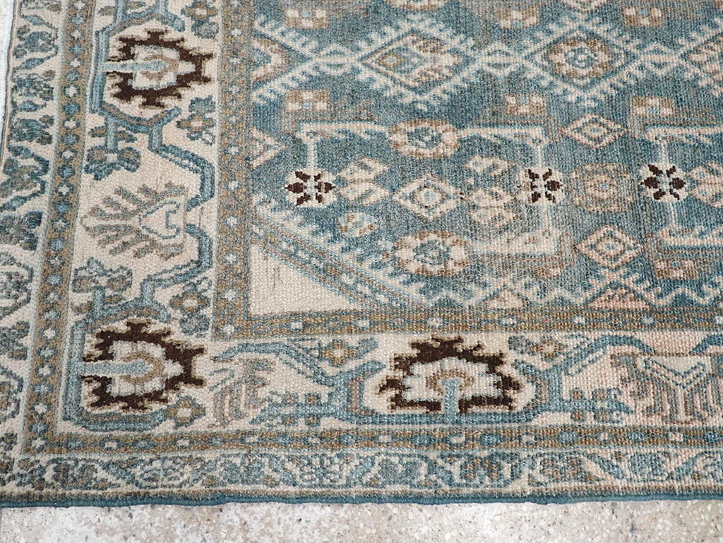 Vintage Persian Malayer Throw Rug, No.32797 - Galerie Shabab
