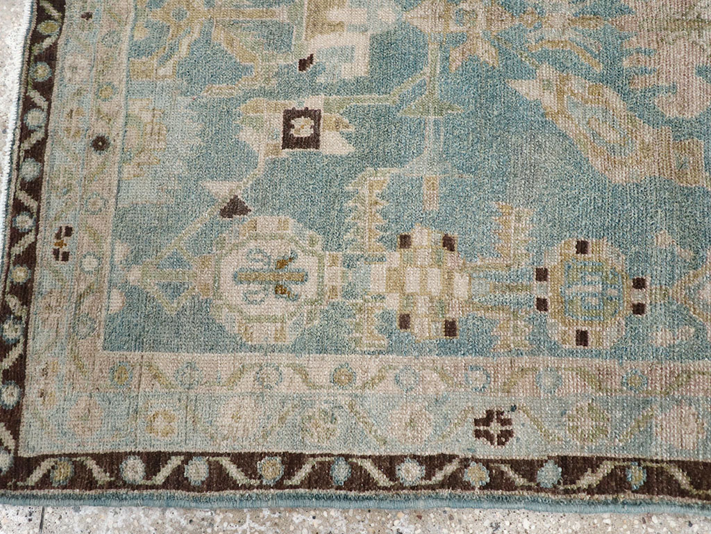 Vintage Persian Malayer Throw Rug, No.32799 - Galerie Shabab