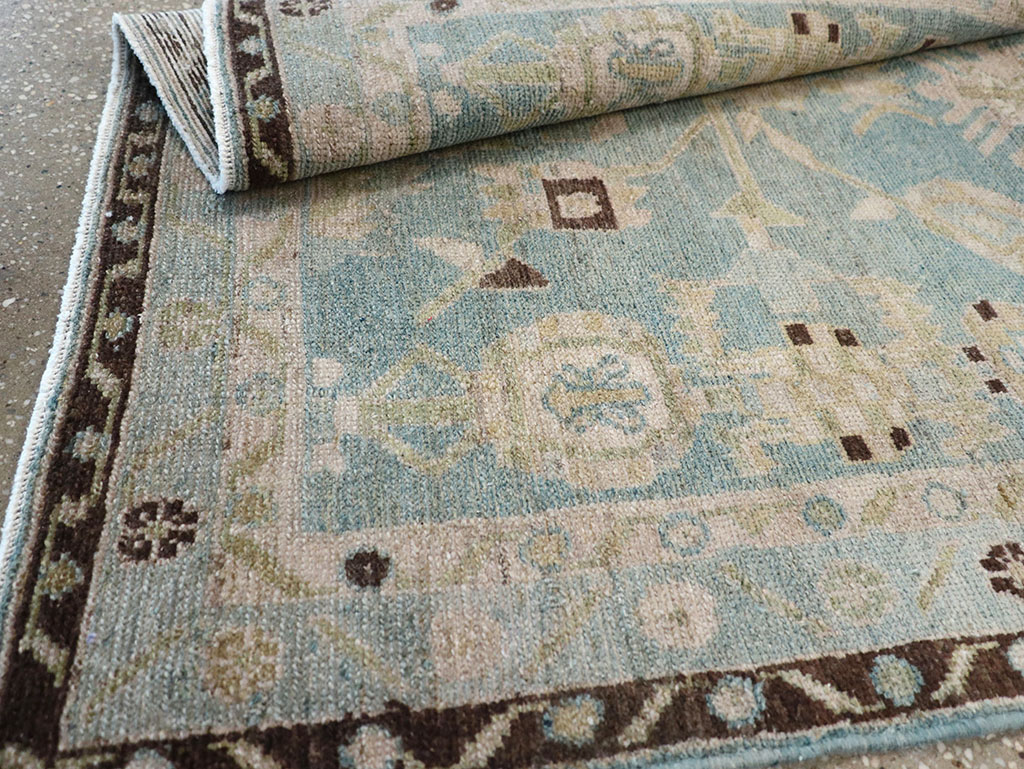 Vintage Persian Malayer Throw Rug, No.32799 - Galerie Shabab