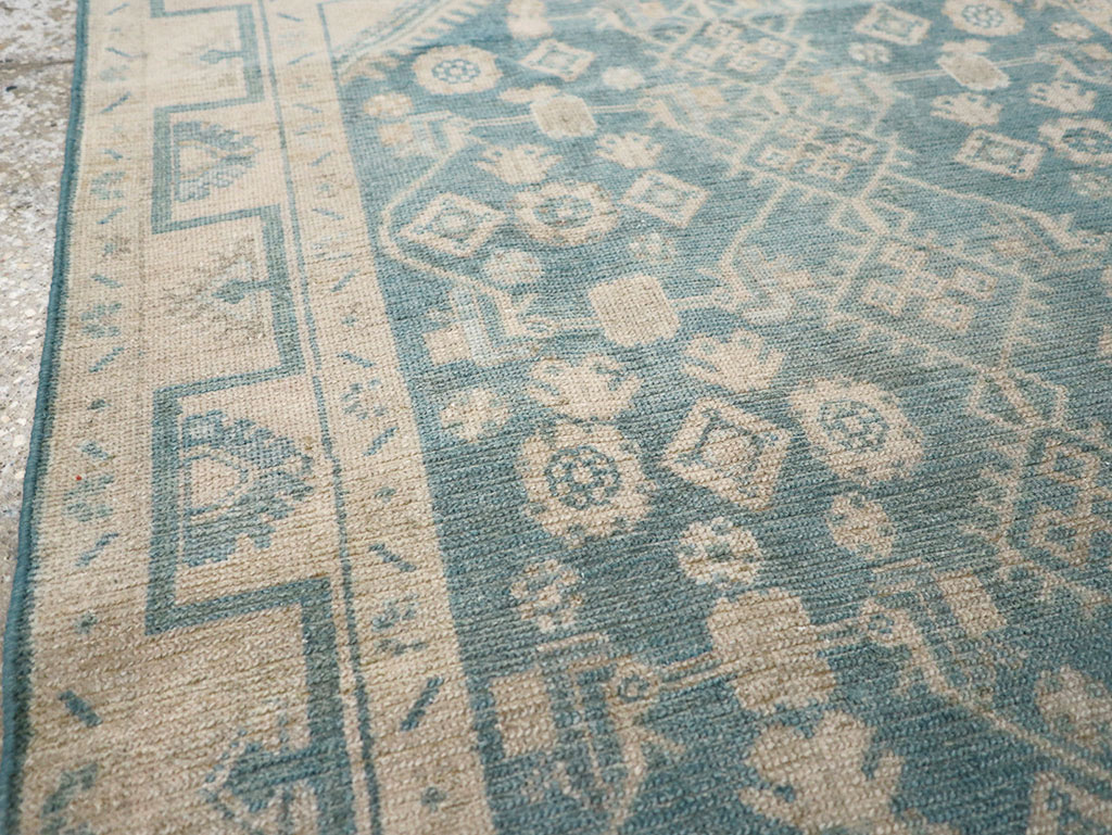 Vintage Persian Malayer Throw Rug, No.32801 - Galerie Shabab