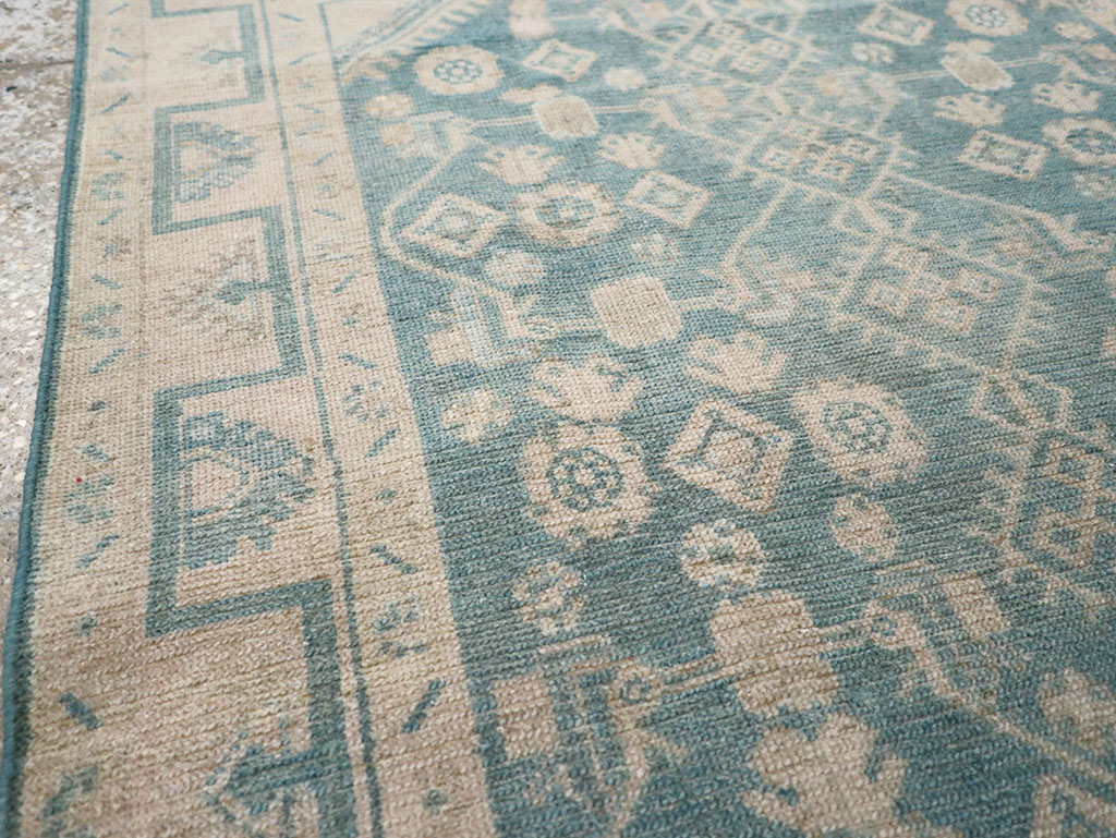 Vintage Persian Malayer Throw Rug, No.32801 - Galerie Shabab