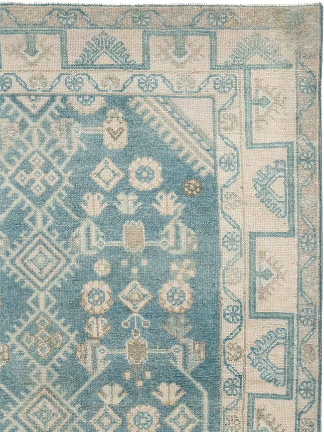 Vintage Persian Malayer Throw Rug, No.32802 - Galerie Shabab