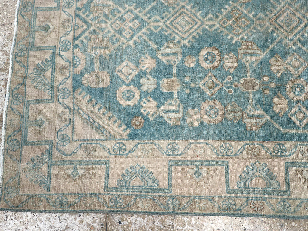 Vintage Persian Malayer Throw Rug, No.32802 - Galerie Shabab