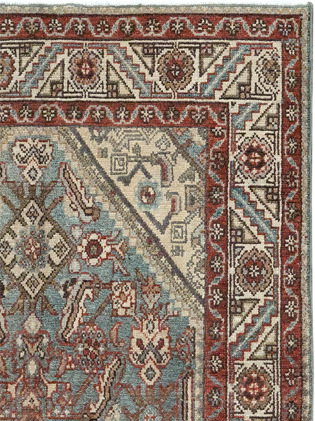 Antique Persian Malayer Throw Rug, No.32803 - Galerie Shabab