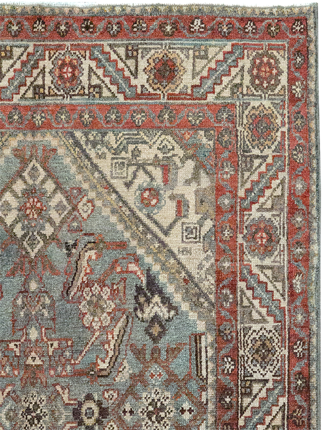 Antique Persian Malayer Throw Rug, No.32803 - Galerie Shabab