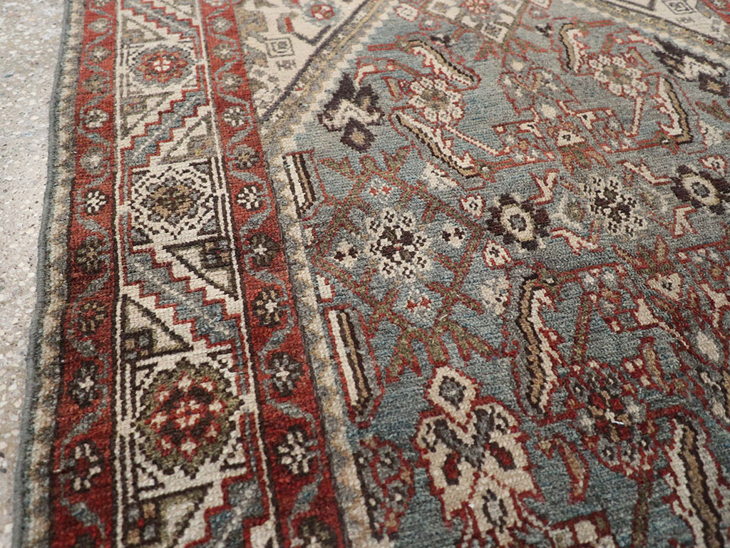Antique Persian Malayer Throw Rug, No.32803 - Galerie Shabab