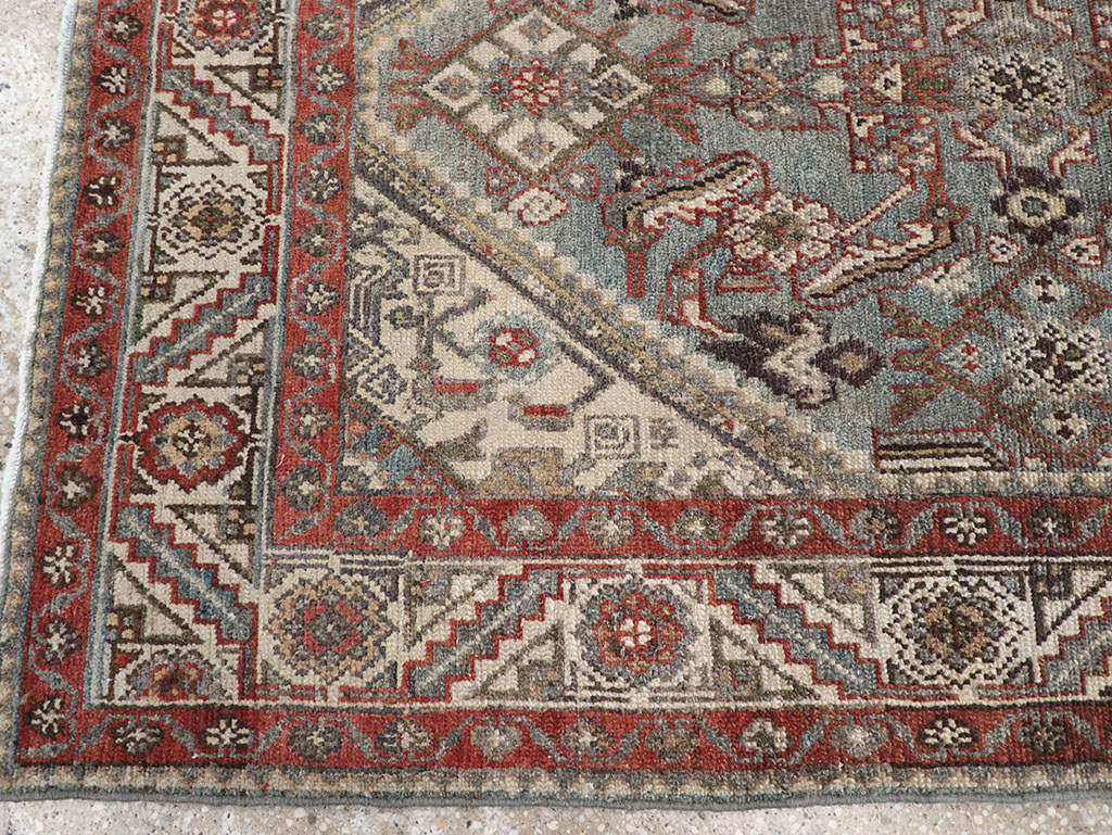 Antique Persian Malayer Throw Rug, No.32803 - Galerie Shabab