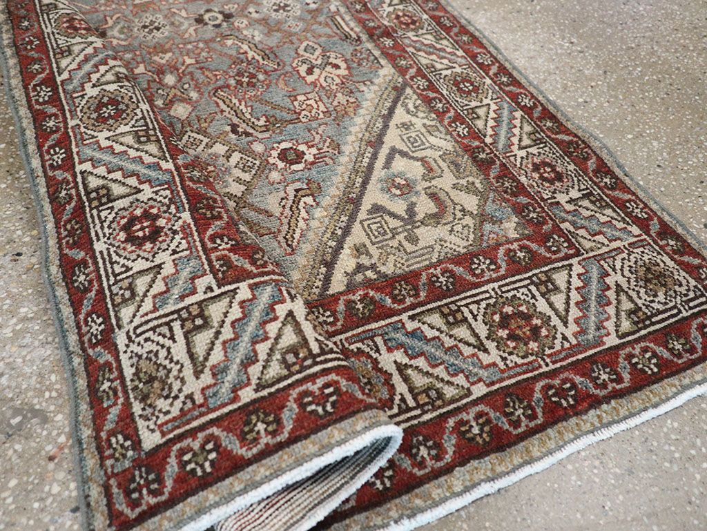 Antique Persian Malayer Throw Rug, No.32803 - Galerie Shabab
