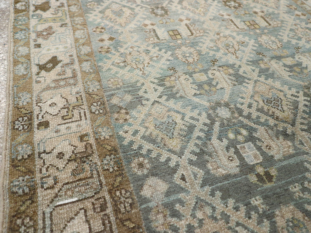 Vintage Persian Malayer Throw Rug, No.32806 - Galerie Shabab