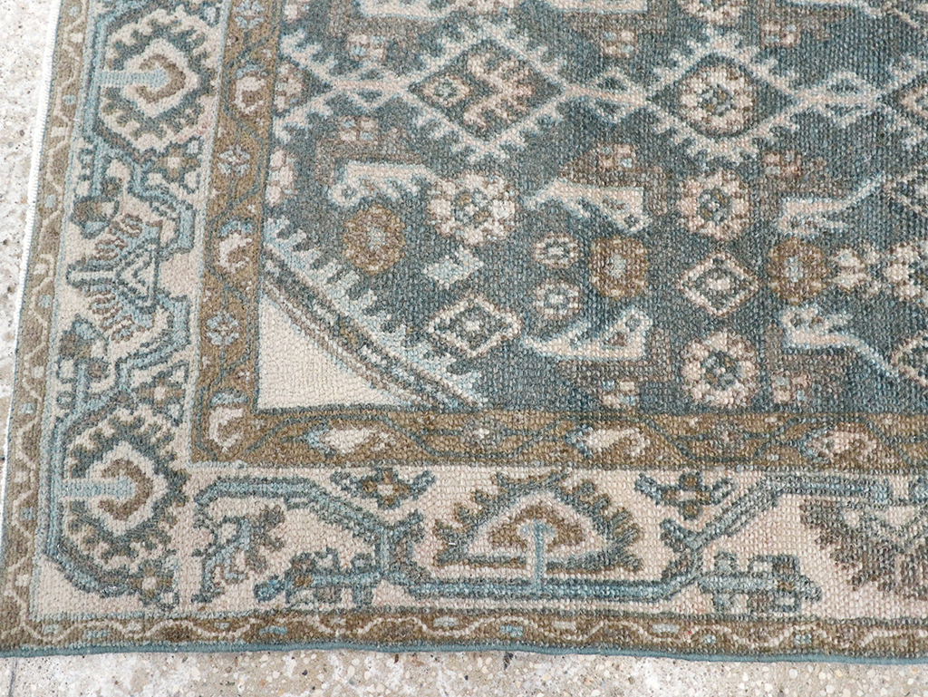 Vintage Persian Malayer Throw Rug, No.32808 - Galerie Shabab