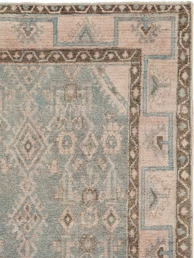 Vintage Persian Malayer Throw Rug, No.32811 - Galerie Shabab