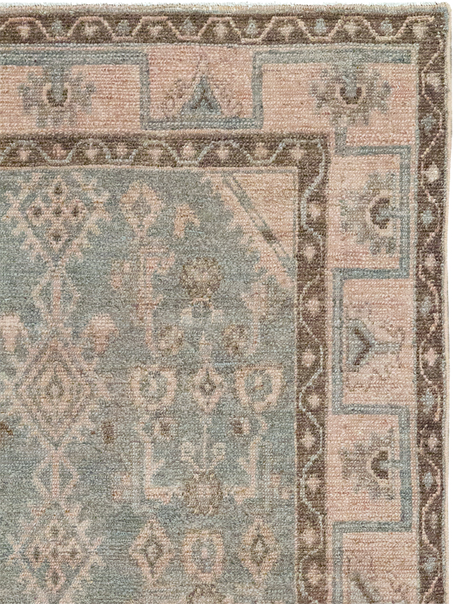 Vintage Persian Malayer Throw Rug, No.32811 - Galerie Shabab