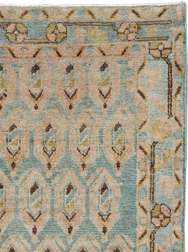 Vintage Persian Malayer Throw Rug, No.32814 - Galerie Shabab
