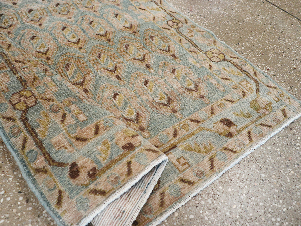 Vintage Persian Malayer Throw Rug, No.32814 - Galerie Shabab