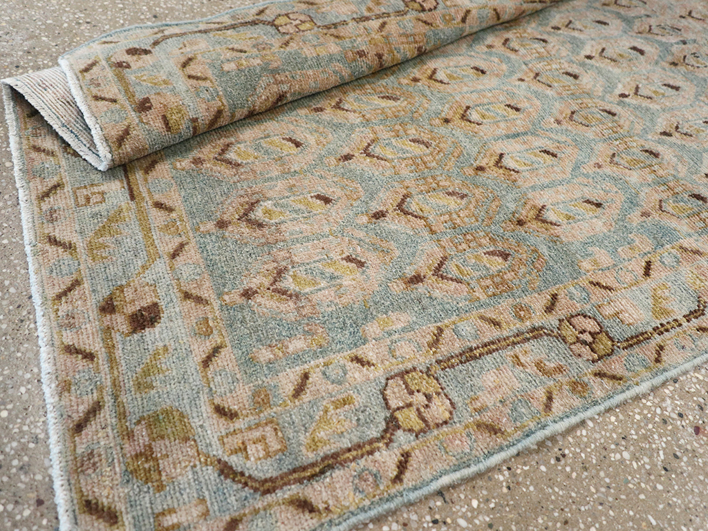 Vintage Persian Malayer Throw Rug, No.32814 - Galerie Shabab