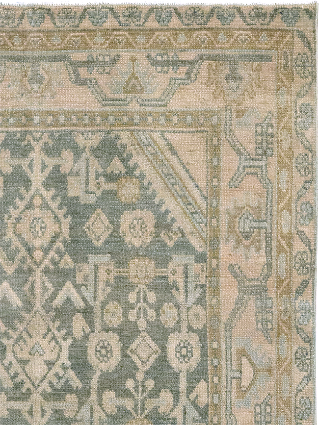 Vintage Persian Malayer Throw Rug, No.32816 - Galerie Shabab