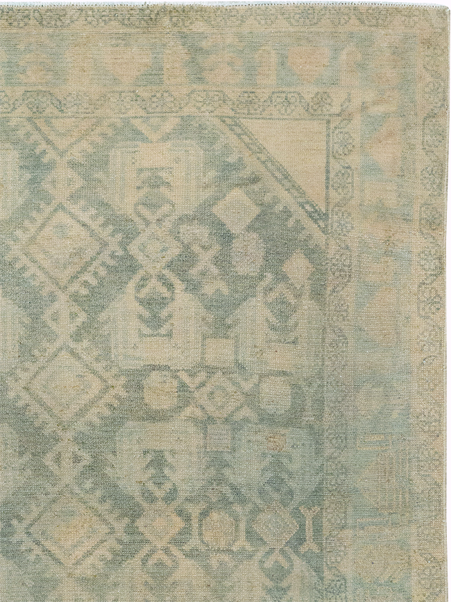 Vintage Persian Malayer Throw Rug, No.32821 - Galerie Shabab