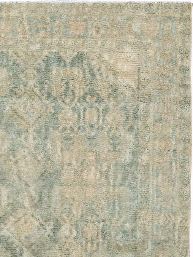 Vintage Persian Malayer Throw Rug, No.32821 - Galerie Shabab