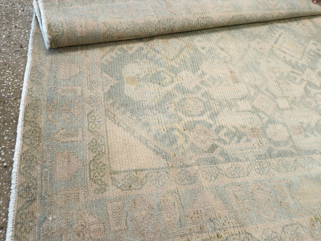 Vintage Persian Malayer Throw Rug, No.32821 - Galerie Shabab