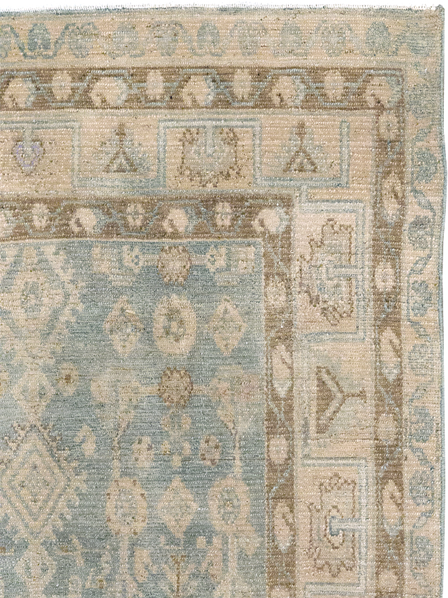 Vintage Persian Malayer Throw Rug, No.32823 - Galerie Shabab