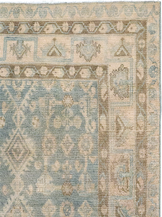 Vintage Persian Malayer Throw Rug, No.32823 - Galerie Shabab