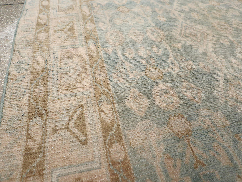 Vintage Persian Malayer Throw Rug, No.32823 - Galerie Shabab