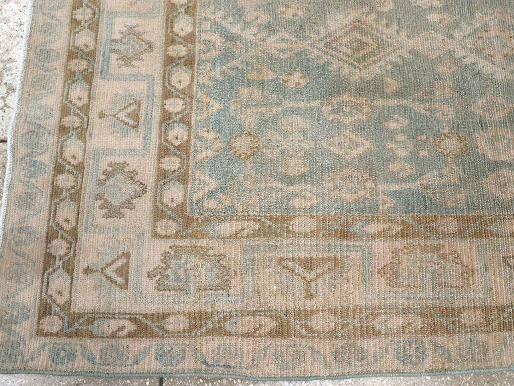 Vintage Persian Malayer Throw Rug, No.32823 - Galerie Shabab