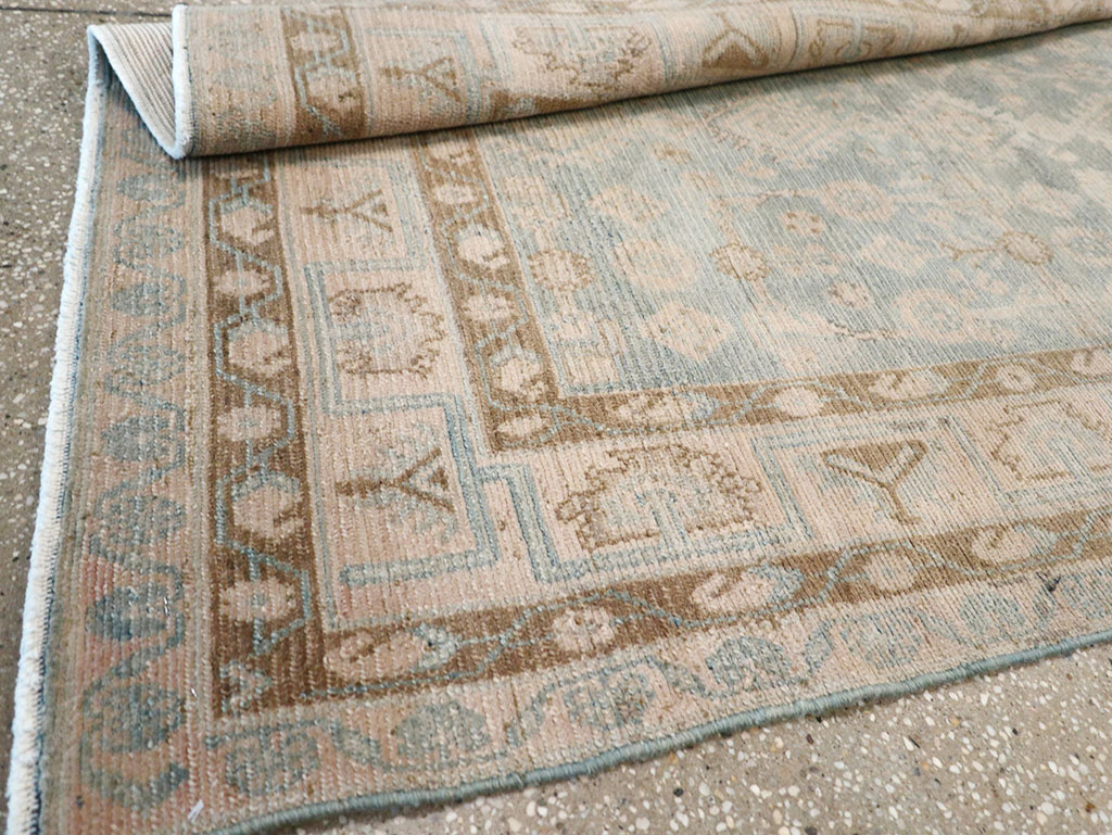 Vintage Persian Malayer Throw Rug, No.32823 - Galerie Shabab