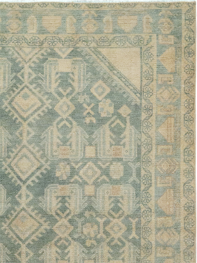 Vintage Persian Malayer Throw Rug, No.32826 - Galerie Shabab