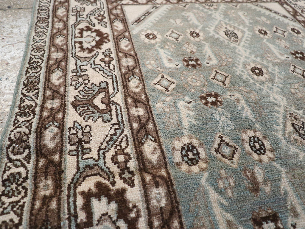 Vintage Persian Malayer Throw Rug, No.32827 - Galerie Shabab