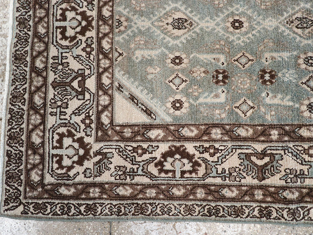 Vintage Persian Malayer Throw Rug, No.32827 - Galerie Shabab