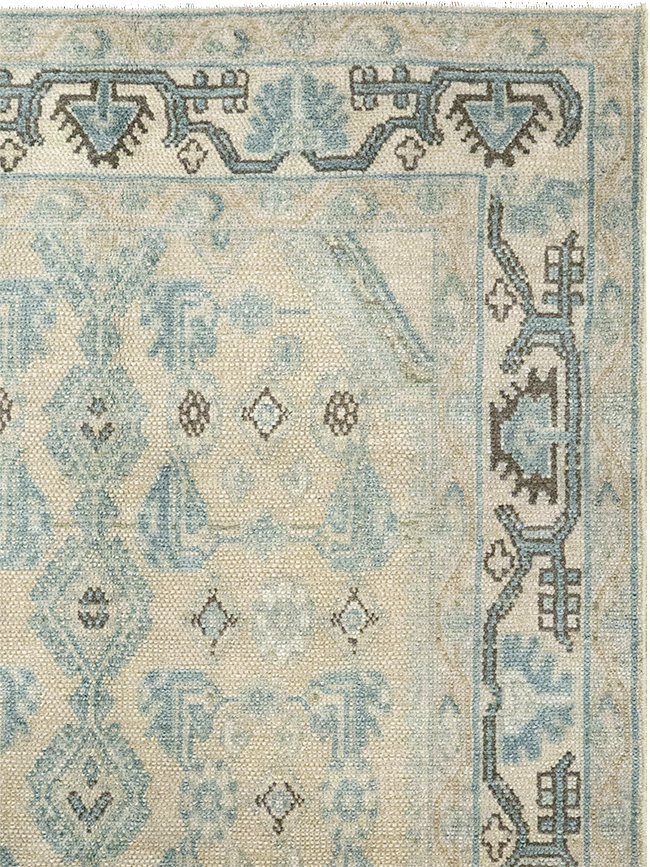 Vintage Persian Malayer Throw Rug, No.32828 - Galerie Shabab