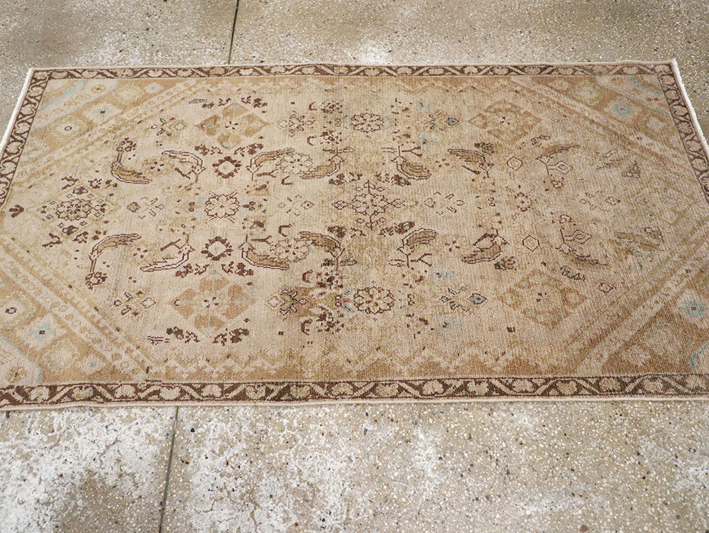 Vintage Persian Malayer Accent Rug, No.32829 - Galerie Shabab