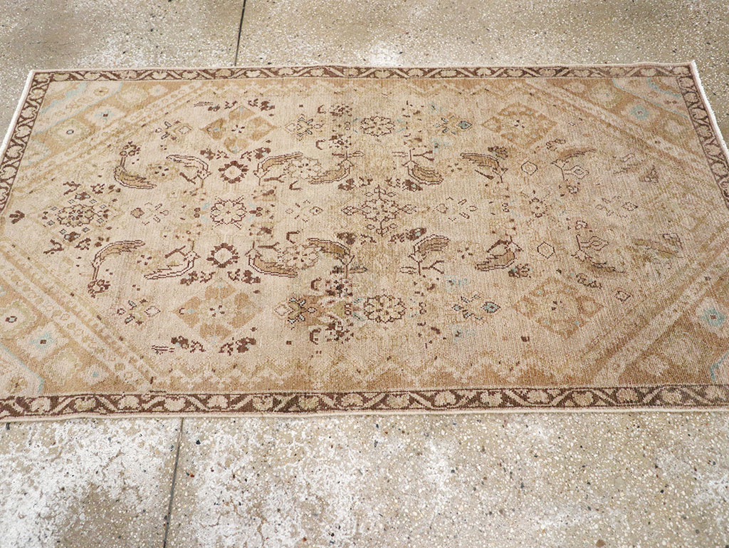 Vintage Persian Malayer Accent Rug, No.32829 - Galerie Shabab