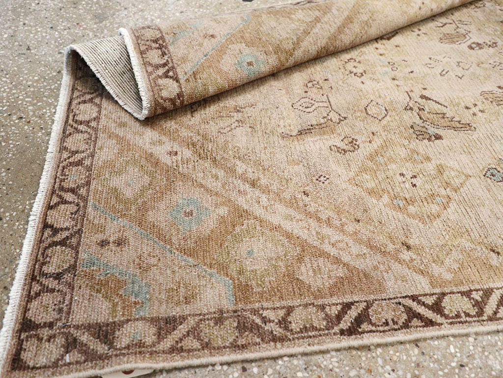 Vintage Persian Malayer Accent Rug, No.32829 - Galerie Shabab