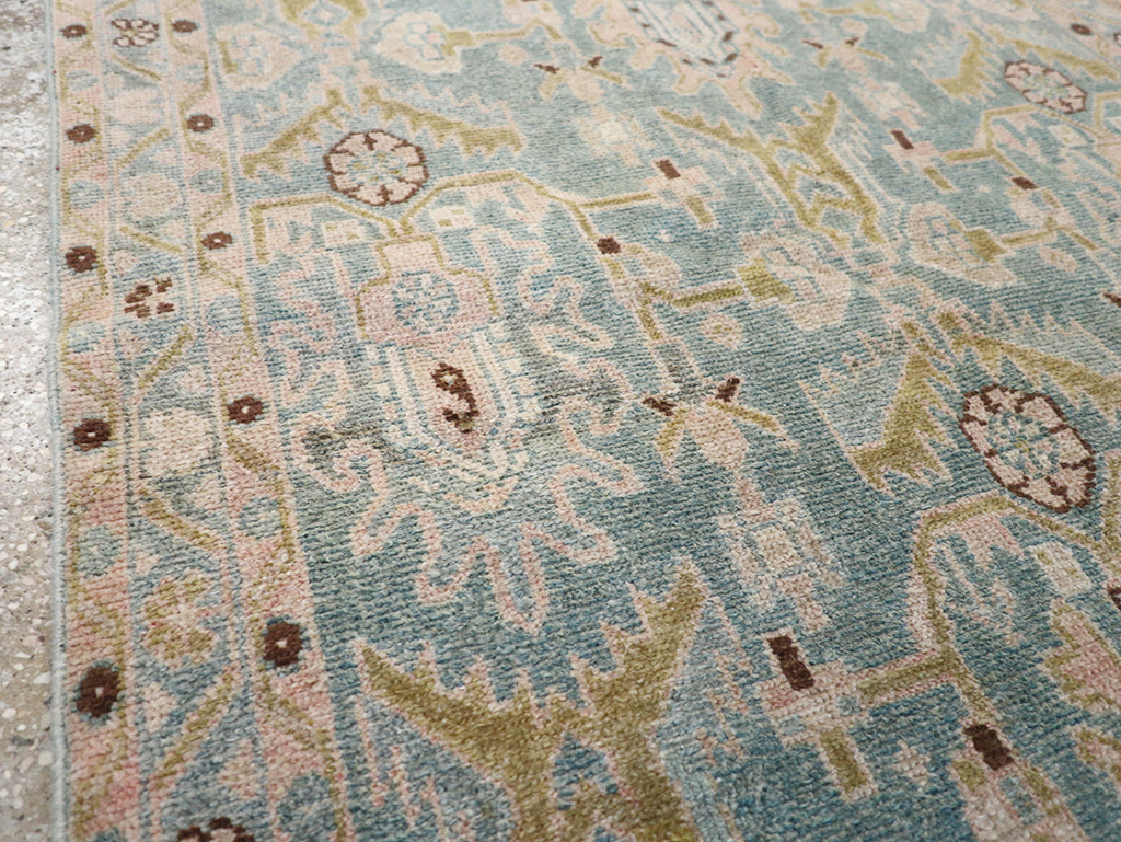 Vintage Persian Malayer Throw Rug, No.32831 - Galerie Shabab