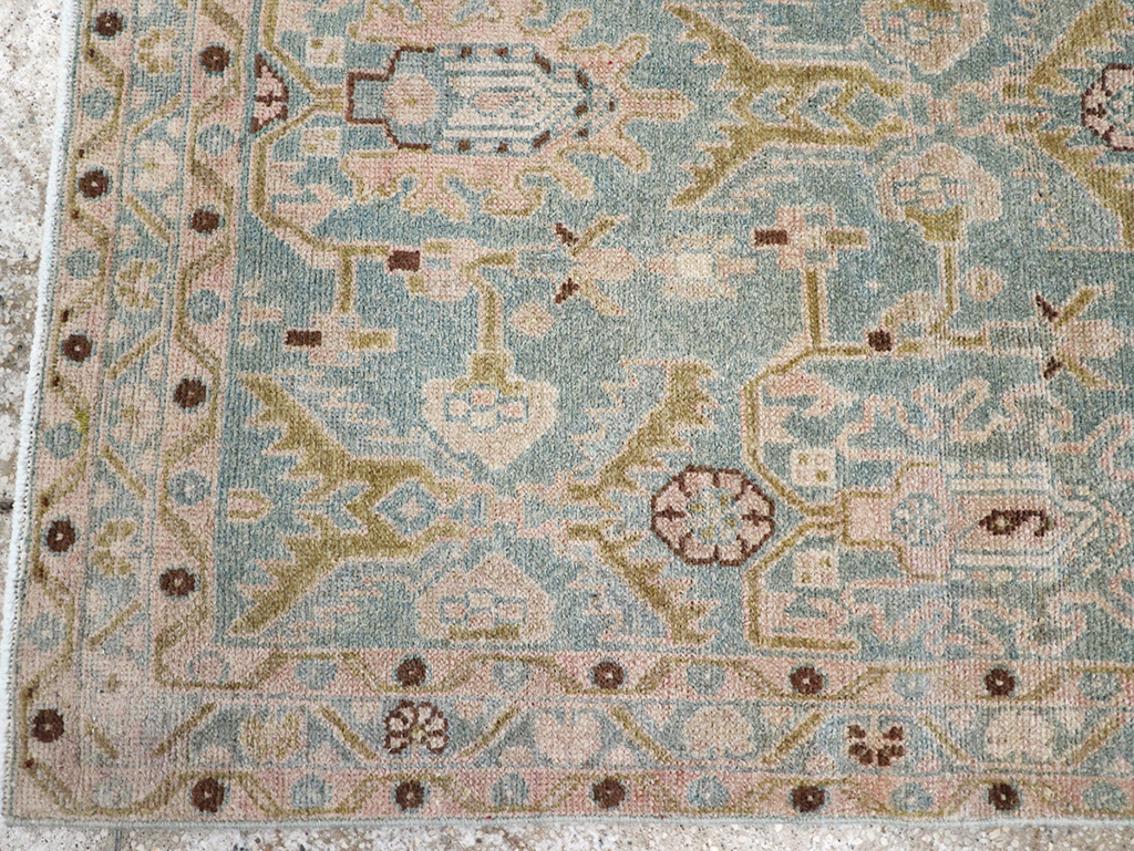 Vintage Persian Malayer Throw Rug, No.32831 - Galerie Shabab