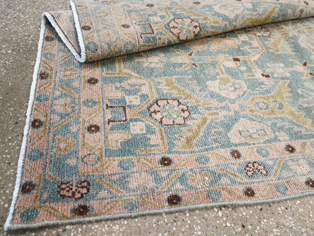 Vintage Persian Malayer Throw Rug, No.32831 - Galerie Shabab