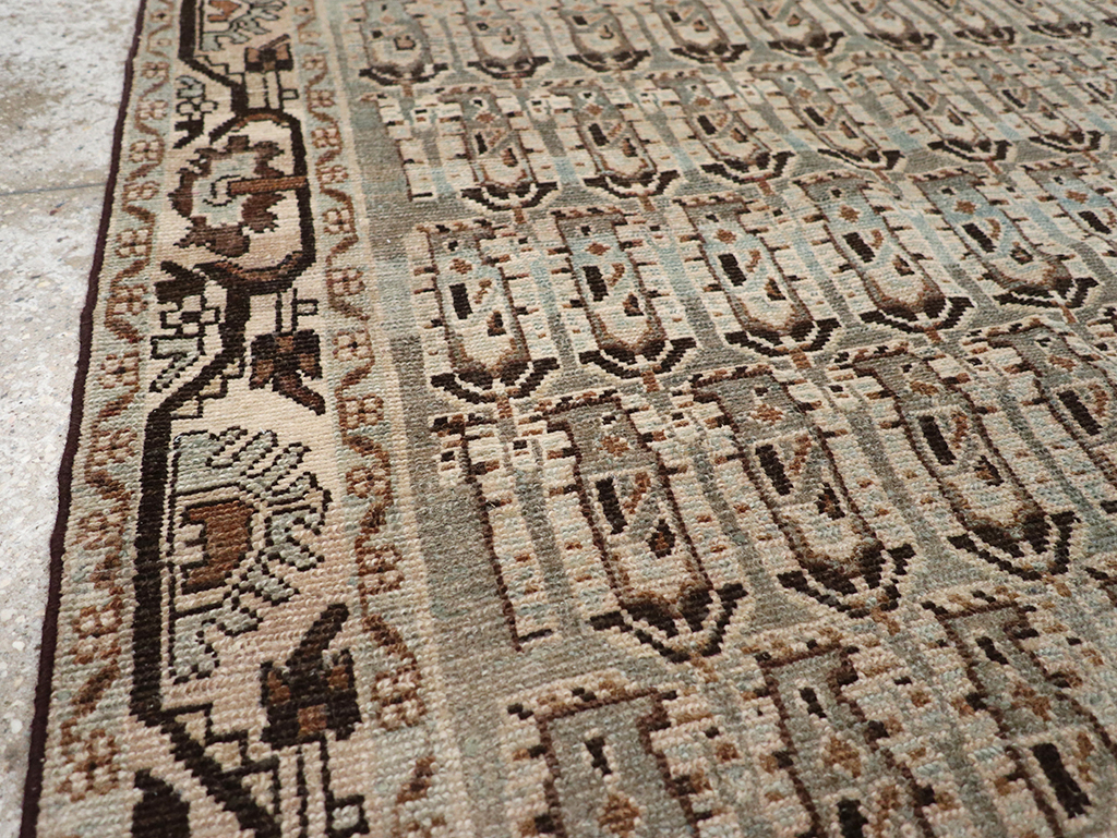 Vintage Persian Malayer Accent Rug, No.32833 - Galerie Shabab