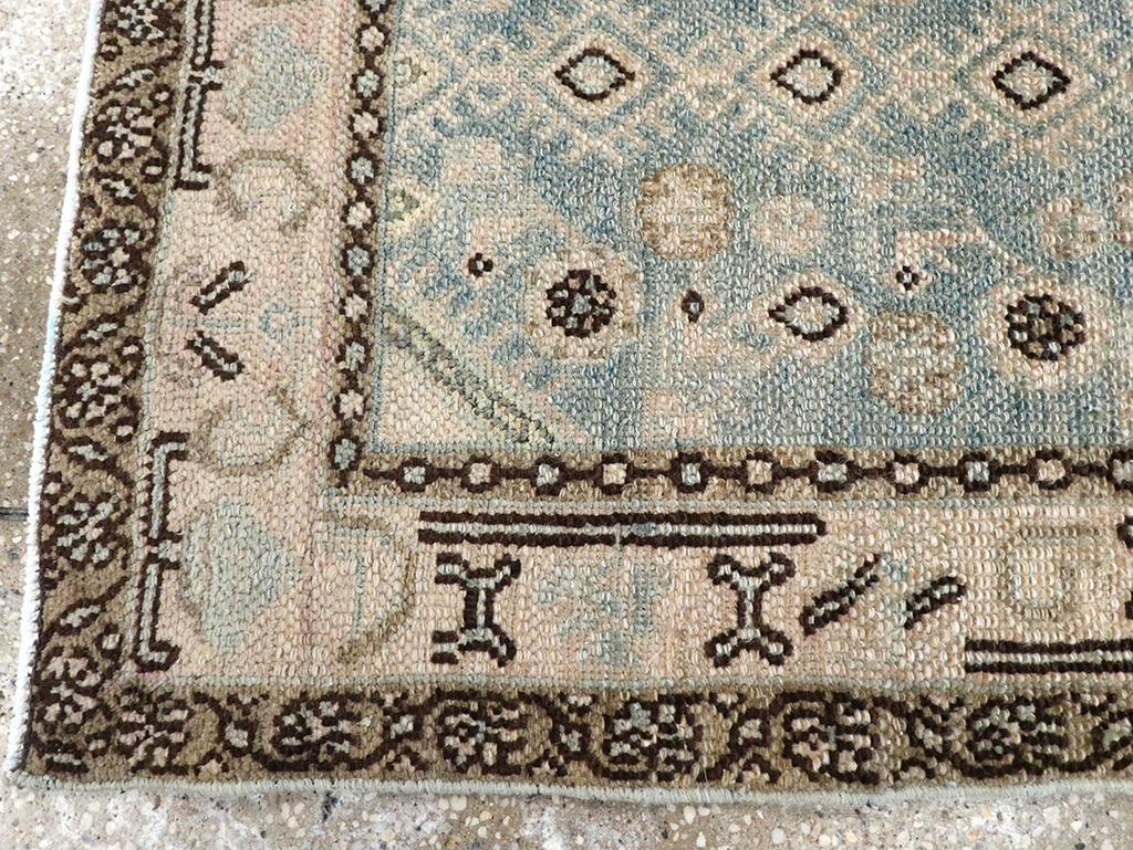 Vintage Persian Malayer Throw Rug, No.32834 - Galerie Shabab