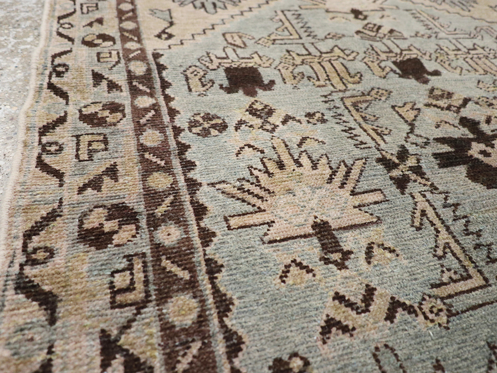 Vintage Persian Malayer Throw Rug, No.32836 - Galerie Shabab