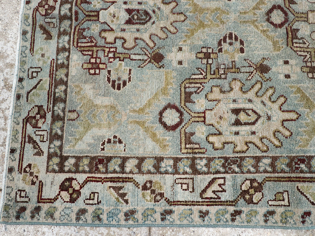 Vintage Persian Malayer Throw Rug, No.32837 - Galerie Shabab