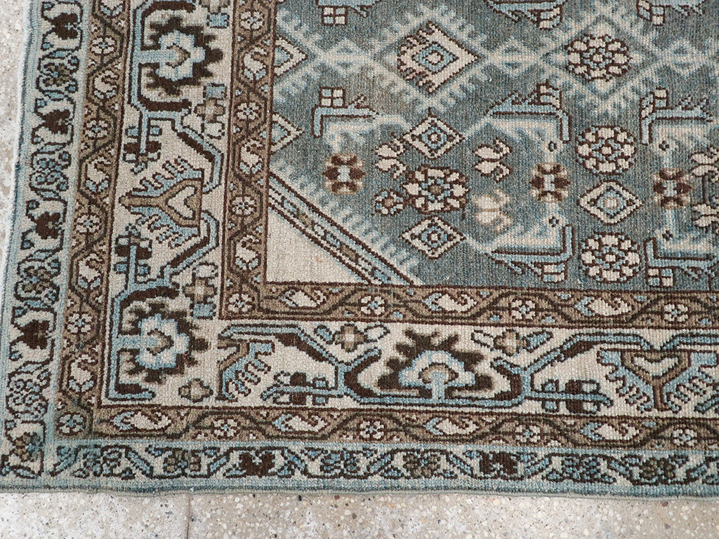 Vintage Persian Malayer Throw Rug, No.32839 - Galerie Shabab