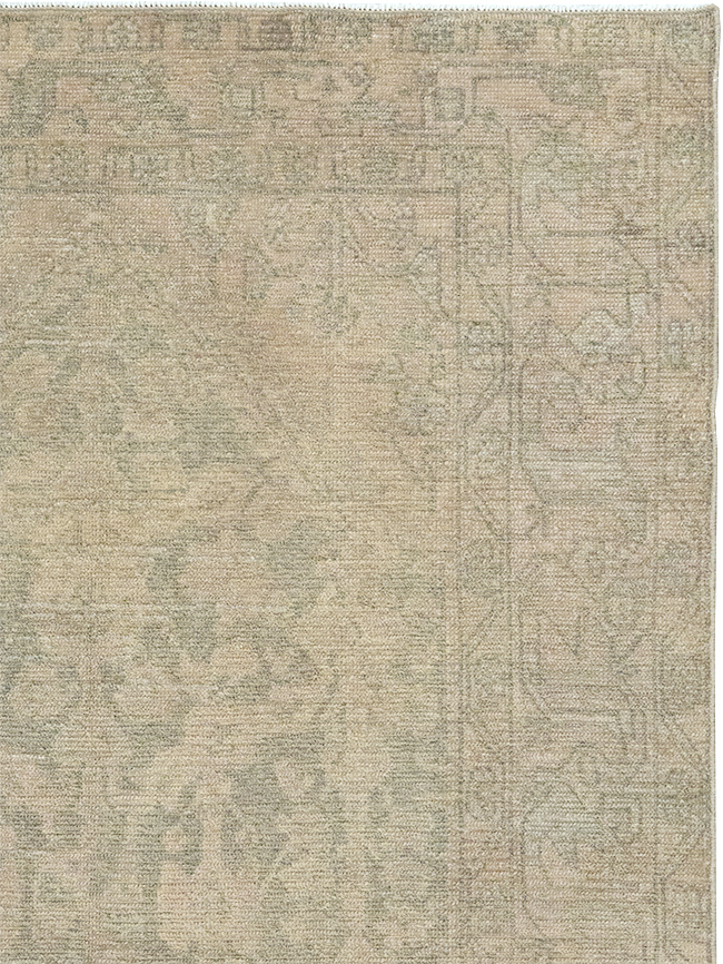 Vintage Persian Malayer Throw Rug, No.32846 - Galerie Shabab