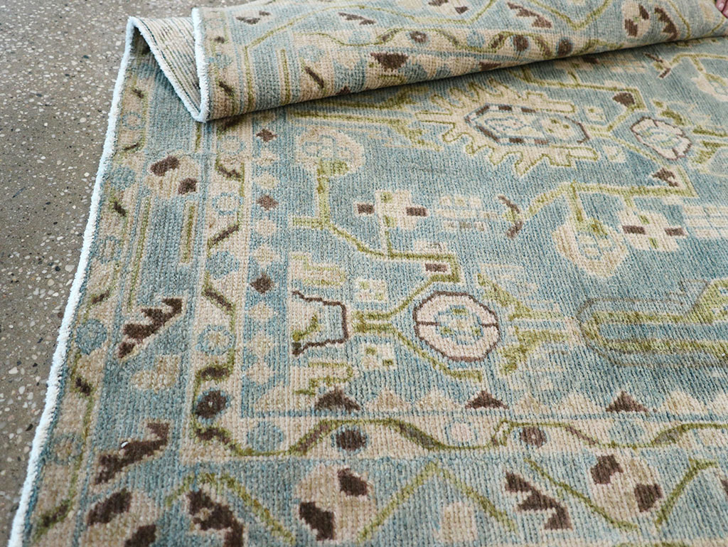 Vintage Persian Malayer Throw Rug, No.32848 - Galerie Shabab